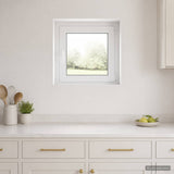 Vidaxl kleur binnenkant kelderraam wit risor 55 x 55 cm
