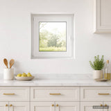 Vidaxl kleur binnenkant kelderraam wit risor 55 x 55 cm