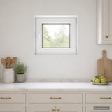 Vidaxl kleur binnenkant kelderraam wit risor 60 x 55 cm