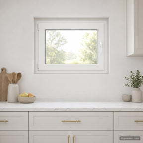 Vidaxl kleur binnenkant kelderraam wit risor 80 x 55 cm
