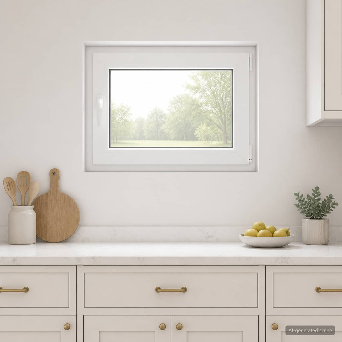 Vidaxl kleur binnenkant kelderraam wit risor 85 x 55 cm