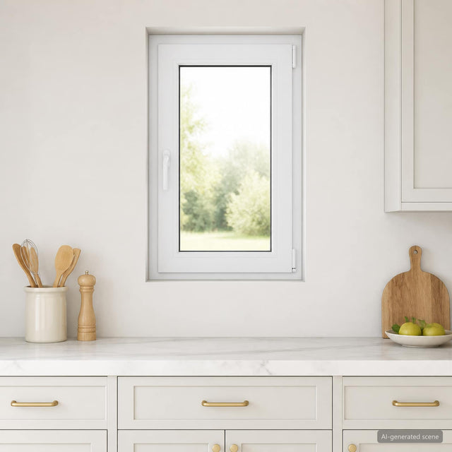 Vidaxl kleur binnenkant kelderraam wit risor 50 x 90 cm