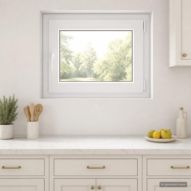 Vidaxl kleur binnenkant kelderraam wit risor 65 x 55 cm