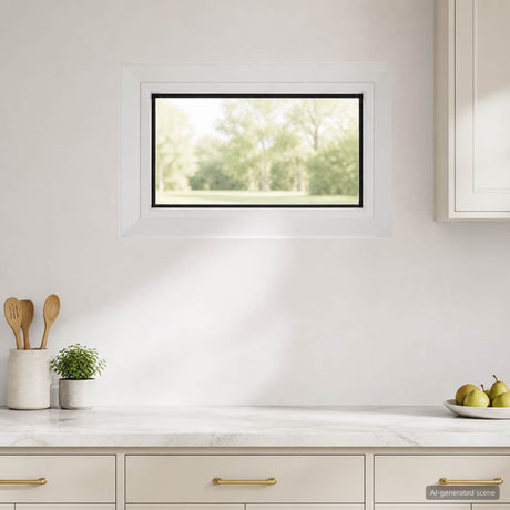 Vidaxl kelderraam interne kleur wit risor 50 x 30 cm