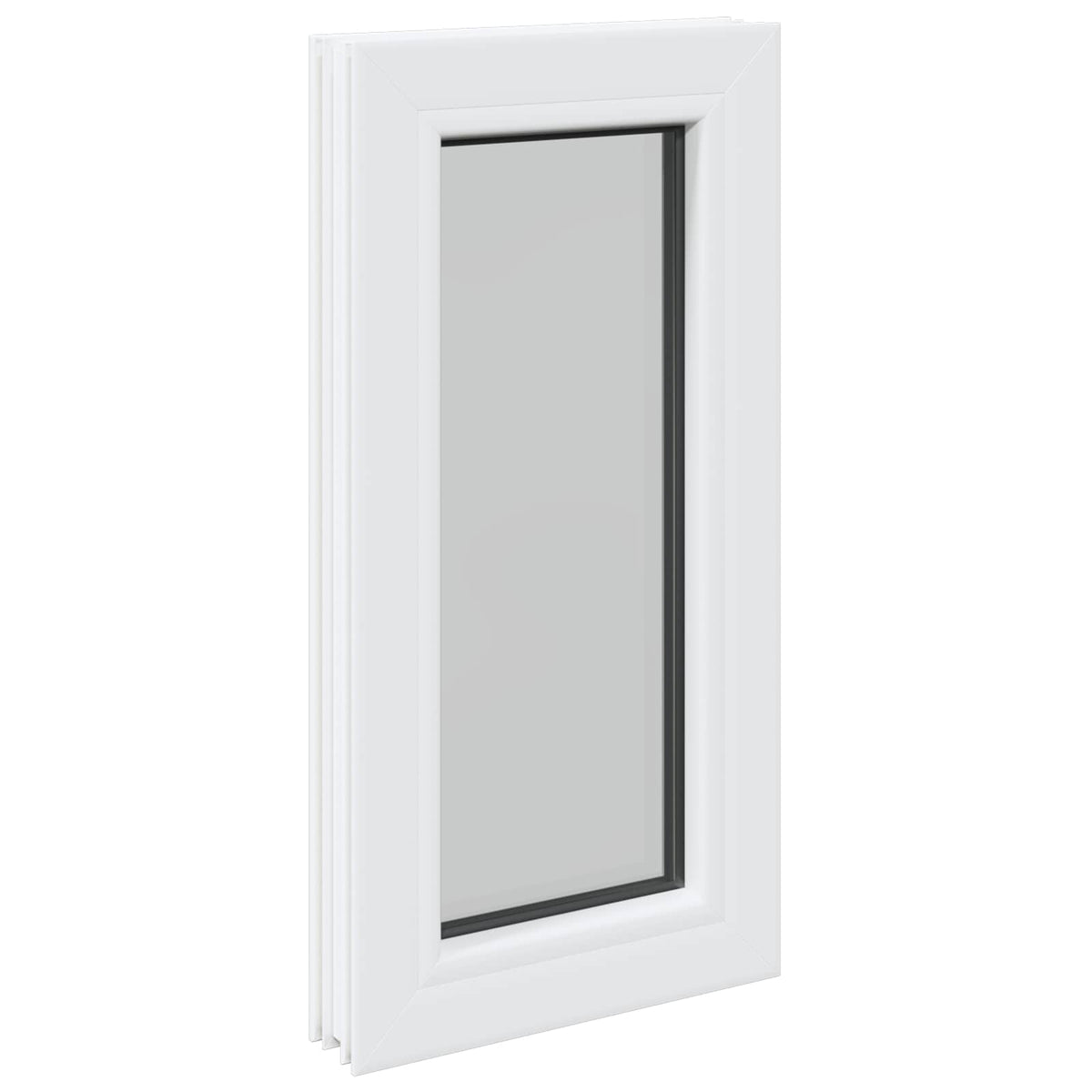 Vidaxl kelderraam interne kleur wit risor 35 x 60 cm