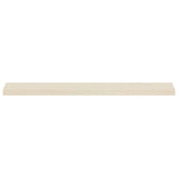 Vidaxl raamkozijnen 2 st wit 120 x 15 x 2 cm massief eikenhout