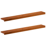 Vidaxl raamkozijnen 2 st bruin 120 x 20 x 2 cm massief eikenhout