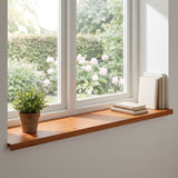 Vidaxl raamkozijnen 2 st bruin 110 x 40 x 2 cm massief eikenhout