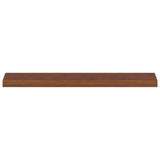 Vidaxl raamkozijnen 2 st donkerbruin 100 x 15 x 2 cm massief eikenhout