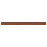 Vidaxl raamkozijnen 2 st donkerbruin 120 x 15 x 2 cm massief eikenhout