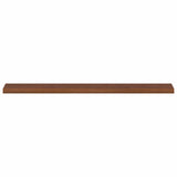 Vidaxl raamkozijnen 2 st donkerbruin 160 x 15 x 2 cm massief eikenhout