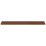 Vidaxl raamkozijnen 2 st donkerbruin 140 x 25 x 2 cm massief eikenhout