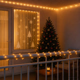 Vidaxl led-kerstlichtslang 1200 led's geel 50 m