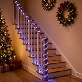 Vidaxl led-kerstlichtslang 1200 led's blauw 50 m