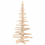 Vidaxl houten kerstboom kotka 150 cm massief grenenhout natuurlijk