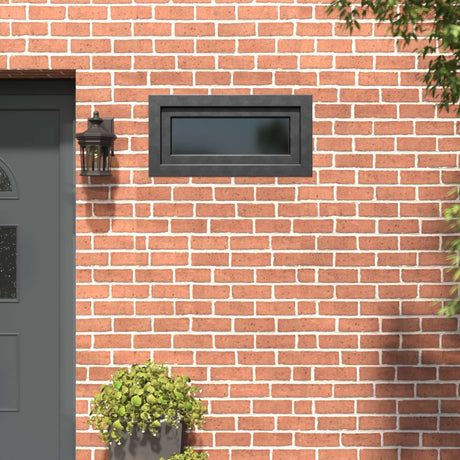 Vidaxl kleur binnenkant kelderraam wit risor 80 x 40 cm