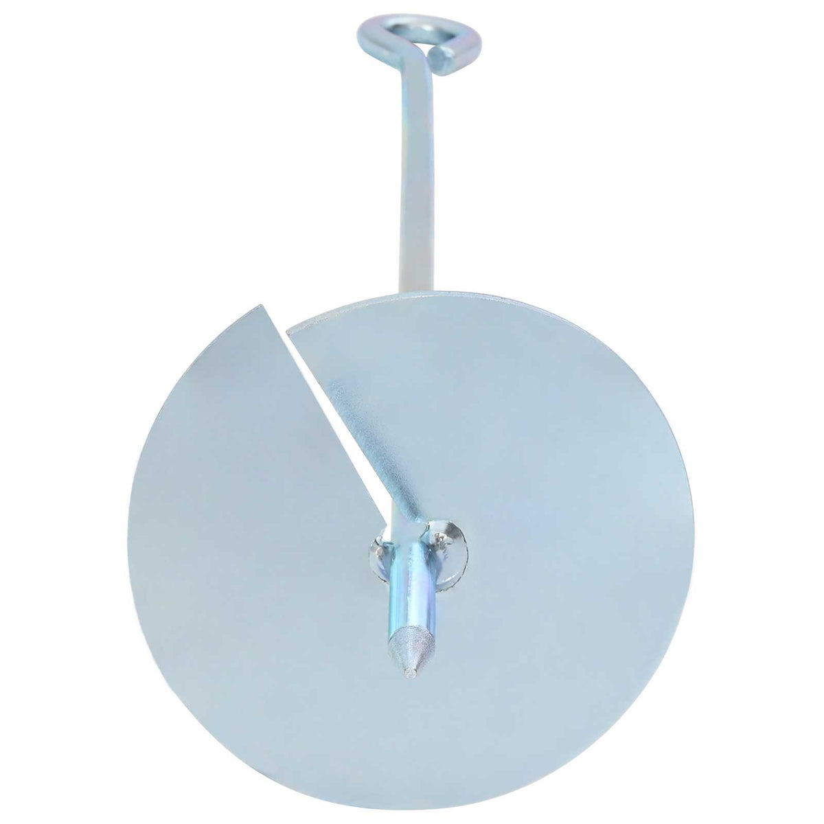 Vidaxl aardeankers 6 st ø10 x 50 cm gegalvaniseerd metaal zilver