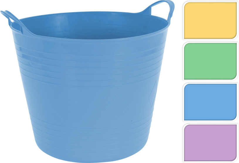 Emmer flexibel 40l assorti kleur
