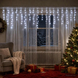 Vidaxl gordijnverlichting 210 led's koel wit 500 x 72 cm