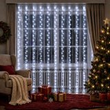 Vidaxl lichtgordijn 300 led's koel wit 300 x 300 cm
