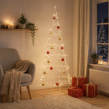 Vidaxl metalen kerstboom met standaard kuopio 180 cm staal wit