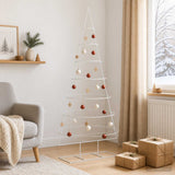 Vidaxl metalen kerstboom met standaard kuopio 210 cm staal wit