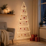 Vidaxl metalen kerstboom met standaard kuopio 180 cm staal wit