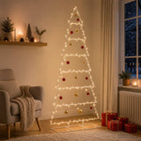 Vidaxl metalen kerstboom met standaard kuopio 210 cm staal wit