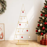 Vidaxl metalen kerstboom kuopio 90 cm staal goud