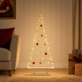Vidaxl metalen kerstboom kuopio 90 cm staal wit