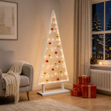 Vidaxl metalen kerstboom kuopio 125 cm staal wit