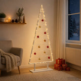 Vidaxl metalen kerstboom kuopio 180 cm staal wit