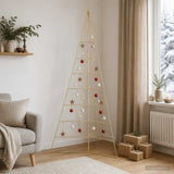 Vidaxl metalen kerstboom met inklapbare standaard kuopio 210 cm staal