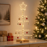 Vidaxl metalen kerstboom met standaard kuopio 60 cm staal wit