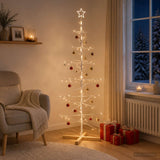 Vidaxl metalen kerstboom met standaard kuopio 150 cm staal wit