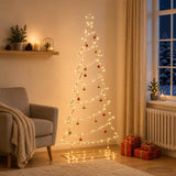 Vidaxl metalen kerstboom met standaard kuopio 210 cm staal goud