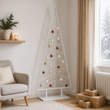 Vidaxl metalen kerstboom met standaard kuopio 210 cm staal wit