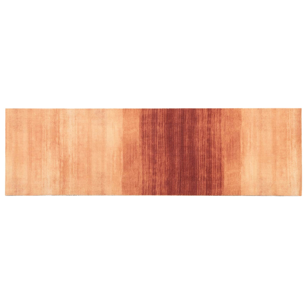 Vidaxl keuken vloerkleed oranje tint 150 x 45 cm 100% polyamide