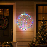 Vidaxl kerst finial licht 192 led's meerkleurig diameter 60 x 63 cm