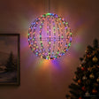 Vidaxl kerst finial licht 120 led's rgb diameter 40 x 42 cm