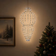 Vidaxl kerst finial licht 320 led's koel wit dia. 40 x 75 cm