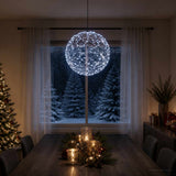 Vidaxl kerst finial licht 500 led's koel wit diameter 40 x 42 cm