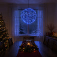 Vidaxl kerst finial licht 300 led's blauw diameter 30 x 32 cm