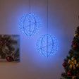 Vidaxl kerst finial licht 2 st 1000 led's blauw diameter 40 x 42 cm