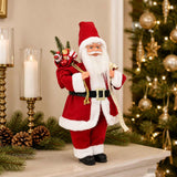 Vidaxl kerstman figuur rood 30 cm polyester