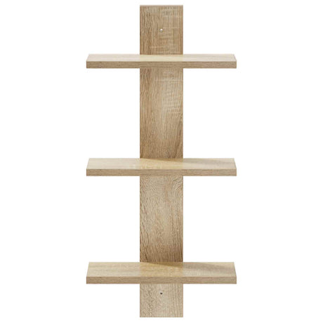 Vidaxl wandplank sonoma eiken 30 x 13.5 x 64.5 cm bewerkt hout