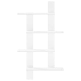 Vidaxl wandplank wit 61 x 13,5 x 105 cm bewerkt hout