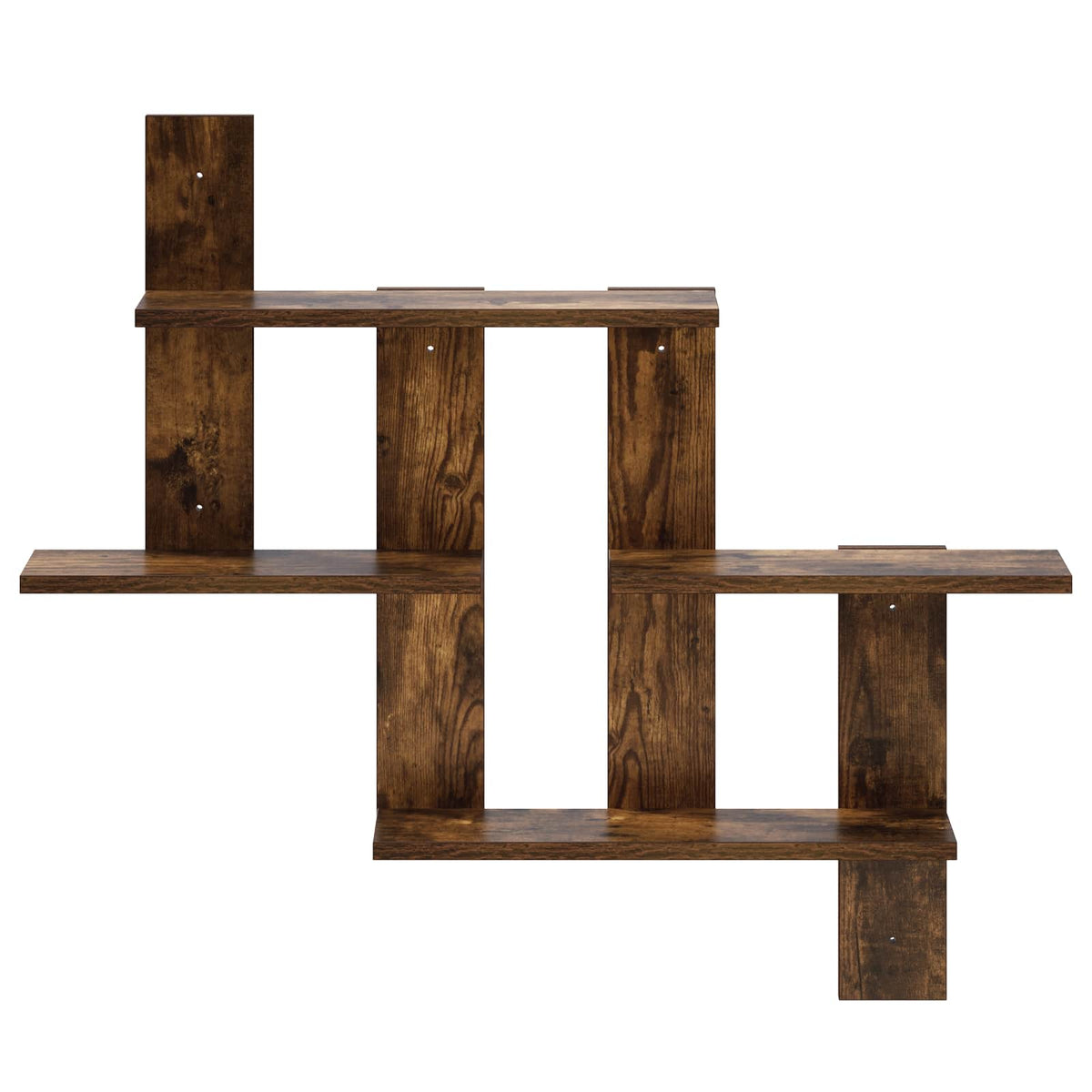 Vidaxl wandplank gerookt eiken 85 x 13,5 x 73,5 cm bewerkt hout