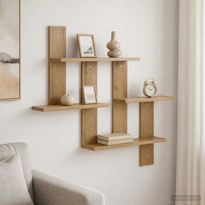 Vidaxl wandplank artisan eiken 85 x 13,5 x 73,5 cm bewerkt hout