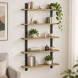 Vidaxl wandplank artisanaal eiken 60.5 x 13.5 x 102.5 cm bewerkt hout